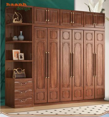 Tủ quần áo phòng ngủ cao cấp, chất lượng tại Nội Thất Hà Anh-TAH 016