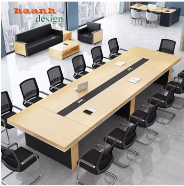 Bàn họp văn phòng gỗ công nghiệp tiện ích và chuyên nghiệp PHH 005