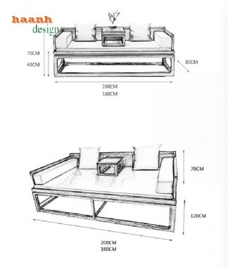 Giường La Hán: biểu tượng văn hóa truyền thống-SBT 004