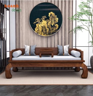Chọn lựa giường la hán gỗ gụ bền đẹp cho gia đình-SBT 008