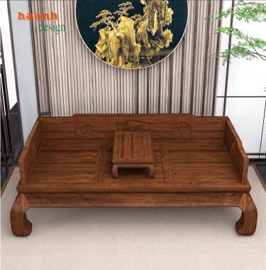 Chọn lựa giường la hán gỗ gụ bền đẹp cho gia đình-SBT 008