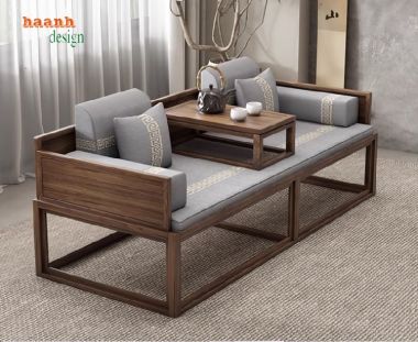 Chọn lựa giường la hán gỗ sồi cho phòng ngủ sang trọng-SBT 006