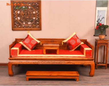 Giường Gỗ La Hán Đẹp Chạm Khắc Tinh Xảo – Giả Cổ Sang Trọng-SBT 015