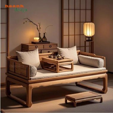 Vì sao giường la hán gỗ óc chó được giới thượng lưu ưa chuộng?-SBT 013