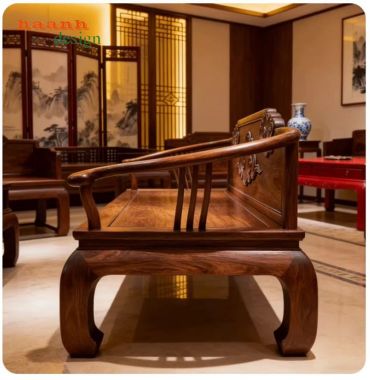 Vì sao giường la hán gỗ óc chó được giới thượng lưu ưa chuộng?-SBT 013