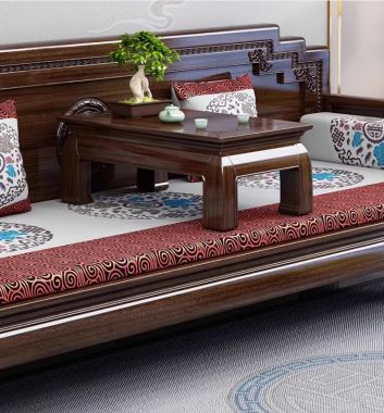 Lựa chọn giường la hán gỗ sồi cho phòng ngủ sang trọng-SBT 009