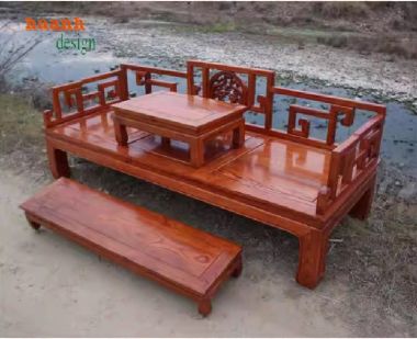 Khám phá vẻ đẹp của giường la hán gỗ tự nhiên-SBT 007
