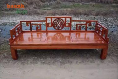 Khám phá vẻ đẹp của giường la hán gỗ tự nhiên-SBT 007