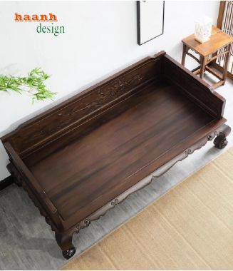 Giường La Hán gỗ ba thành – Tinh hoa nội thất cổ điển Á Đông-SBT 011