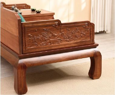 Giường La Hán gỗ ba thành – Tinh hoa nội thất cổ điển Á Đông-SBT 011