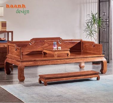 Giường ngủ ba thành gỗ hương – Vẻ đẹp truyền thống-SBT 010