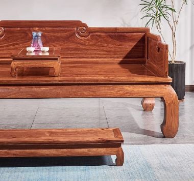 Giường ngủ ba thành gỗ hương – Vẻ đẹp truyền thống-SBT 010
