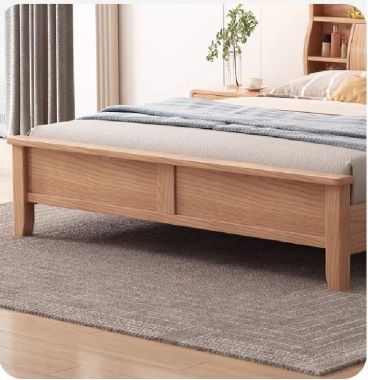 Giường ngủ gỗ sồi và xu hướng thiết kế nội thất hiện đại-DNH 008