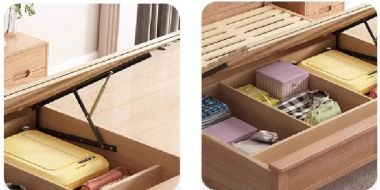 Giường ngủ gỗ sồi và xu hướng thiết kế nội thất hiện đại-DNH 008