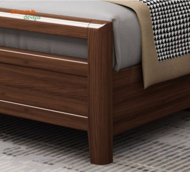 Giường ngủ gỗ tự nhiên hiện đại GNH 003