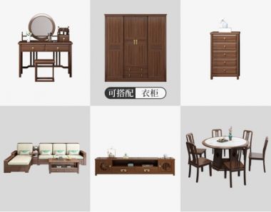 Giường ngủ gỗ tự nhiên hiện đại GNH 003