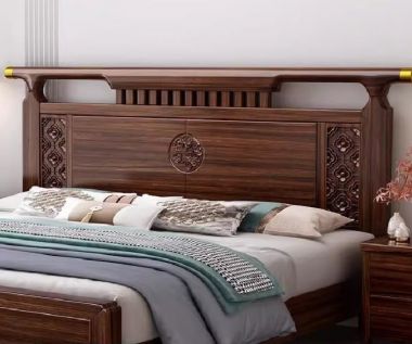 Mẫu giường ngủ gỗ cao cấp – Tinh tế từng chi tiết-DHN 011