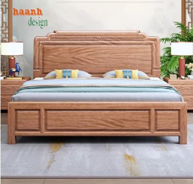 Giường Ngủ Gỗ Hiện Đại – Đẳng Cấp Từ Gỗ Hương Tự Nhiên-DHN 009