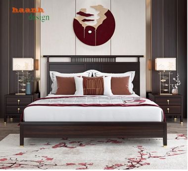 Giường ngủ gỗ tự nhiên - Sự lựa chọn hoàn hảo cho không gian-DNH 005