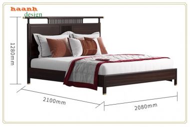 Giường ngủ gỗ tự nhiên - Sự lựa chọn hoàn hảo cho không gian-DNH 005