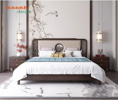 Giường ngủ gỗ tự nhiên - Sự lựa chọn hoàn hảo cho không gian-DNH 005