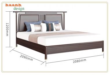 Giường ngủ gỗ tự nhiên - Sự lựa chọn hoàn hảo cho không gian-DNH 005