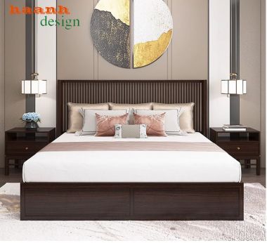 Giường ngủ gỗ tự nhiên - Sự lựa chọn hoàn hảo cho không gian-DNH 005