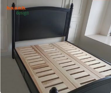 Top mẫu giường ngủ gỗ sồi tự nhiên được ưa chuộng nhất-DHN 010