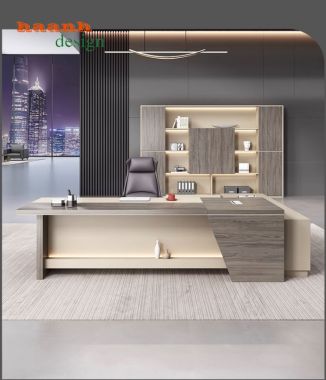 Bàn ghế phòng lãnh đạo gỗ công nghiệp hiện đại. PGD 005