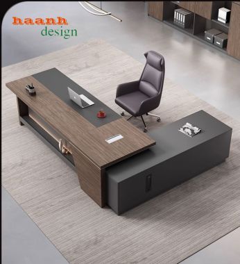 Bàn ghế phòng lãnh đạo gỗ công nghiệp hiện đại. PGD 005