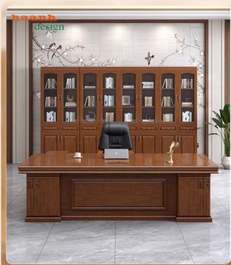 Bàn làm việc văn phòng đẹp bền – Xu hướng 2026-PGD 018