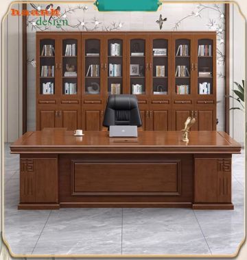 Bàn làm việc văn phòng đẹp bền – Xu hướng 2026-PGD 018