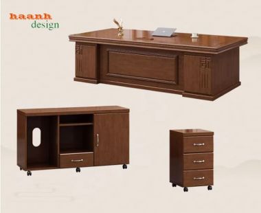 Bàn làm việc văn phòng đẹp bền – Xu hướng 2026-PGD 018