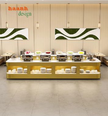 Top mẫu bàn buffet khách sạn đẹp, hiện đại nhất 2025-BFF 004