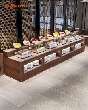 Bàn buffee nhà hàng tiện ích cho không gian-BFF 001
