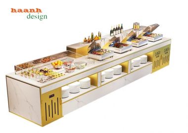 Bàn buffee nhà hàng tiện ích cho không gian-BFF 001