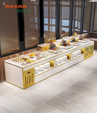 Bàn buffee nhà hàng tiện ích cho không gian-BFF 001