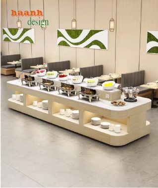 Top mẫu bàn buffet khách sạn đẹp, hiện đại nhất 2025-BFF 004