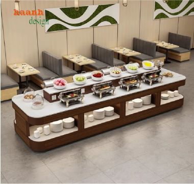 Top mẫu bàn buffet khách sạn đẹp, hiện đại nhất 2025-BFF 004