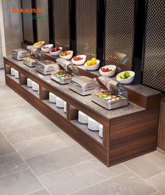 Bàn buffee nhà hàng tiện ích cho không gian-BFF 001