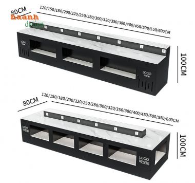 Bàn buffet gỗ công nghiệp:nội thất sang trọng và tiện ích-BFF 002