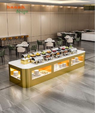 Bàn buffet gỗ công nghiệp:nội thất sang trọng và tiện ích-BFF 002