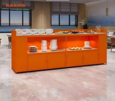 Bàn quầy buffee khách sạn chuẩn không gian nhà hàng,khách sạn-BFF 006