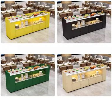 Bàn quầy buffee khách sạn chuẩn không gian nhà hàng,khách sạn-BFF 006