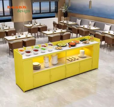 Bàn quầy buffee khách sạn chuẩn không gian nhà hàng,khách sạn-BFF 006