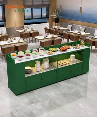 Bàn quầy buffee khách sạn chuẩn không gian nhà hàng,khách sạn-BFF 006