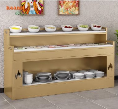 Kệ đựng gia vị nhà hàng gỗ Melamine – Tiện ích, chuyên nghiệp-BFF 005