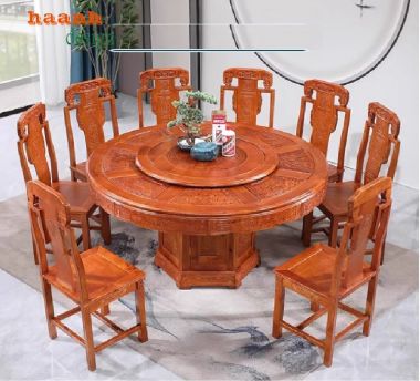 Bàn ghế ăn gỗ đẹp – Tôn vinh giá trị truyền thống Việt-BGG 005