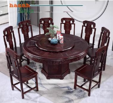 Bàn ghế ăn gỗ đẹp – Tôn vinh giá trị truyền thống Việt-BGG 005