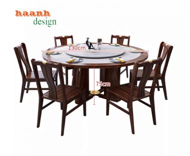 Bàn Ghế Ăn Gỗ Giả Cổ Nét Hoài Cổ Sang Trọng Cho Không Gian Bếp-BGG 003